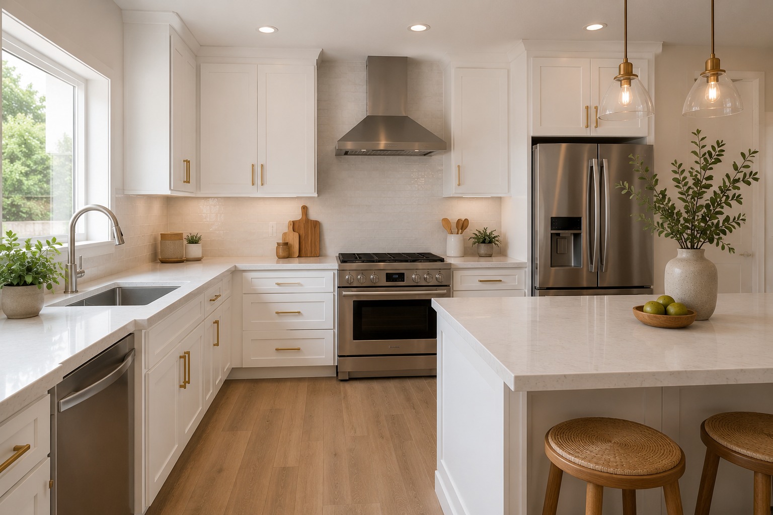 Kitchen remodeling background